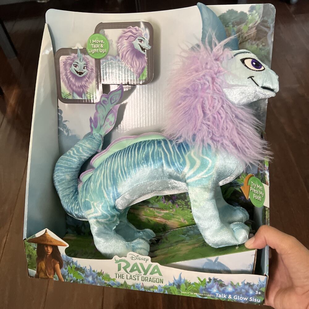 2021 Disney ~ Raya and the Last Dragon ~ Talk & Glow Sisu New In Box Just Play